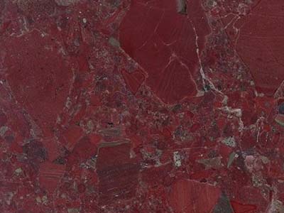 Red Breccia · Photo des archives Marmi di Carrara