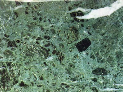 Verde Issorie · Photo des archives Marmi di Carrara
