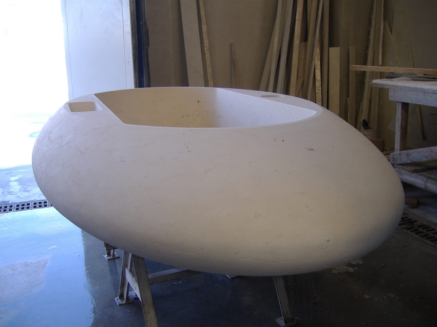 Travail sur mesure · Photo des archives Marmi di Carrara